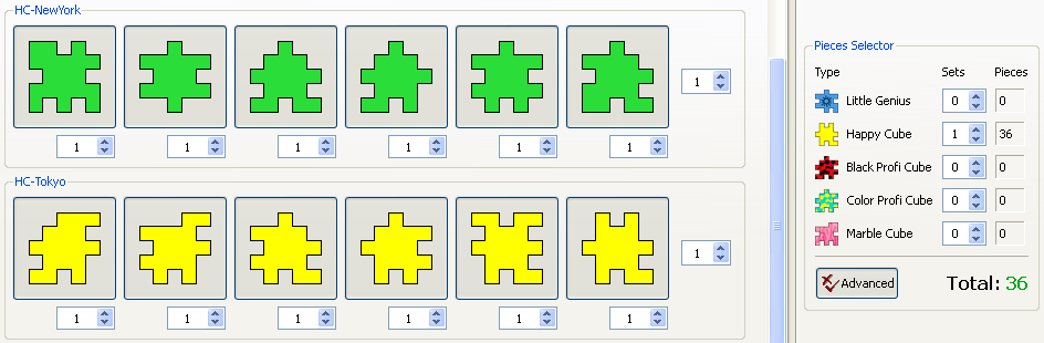 Advanced Piece Selection