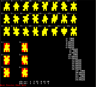 The pascal version of the solver, running in DOS